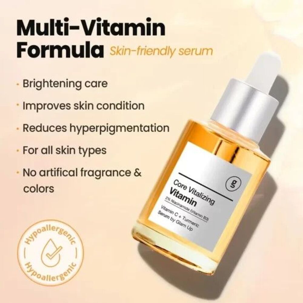 Glam UP-Core Vitalizing-Vitamin C + Turmeric- Serum - Picture 4 of 4